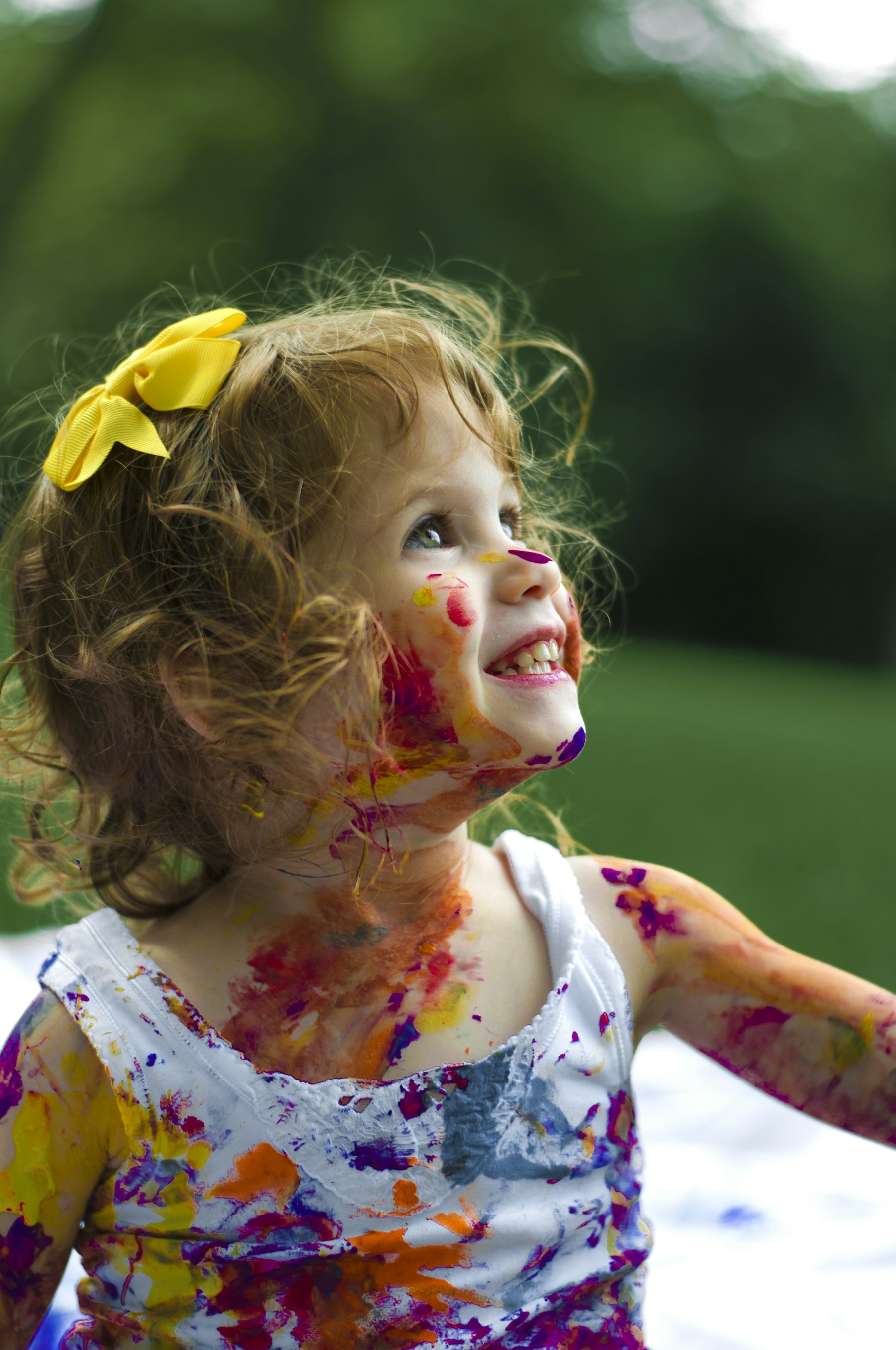 Young child in a supportive learning environment